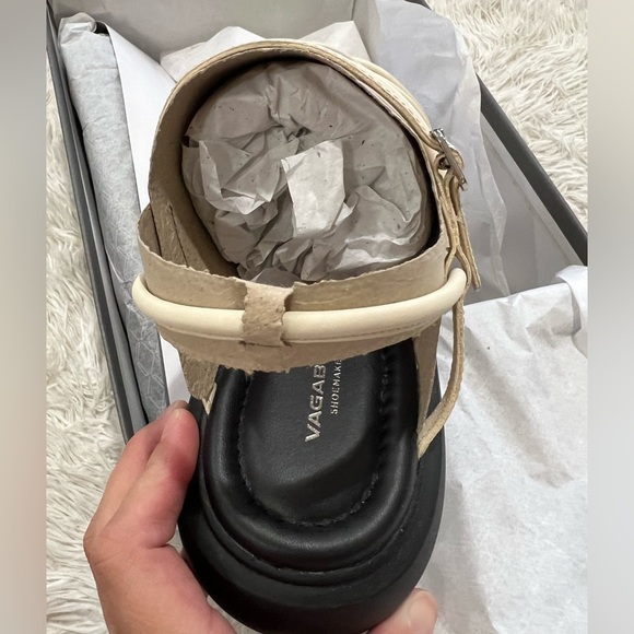 Vagabond Blenda Platform Sandal  - size 40 US 9.5 - NIB - off white color - Picture 4 of 6